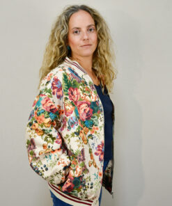 CAZADORA BOMBER GARDENIA