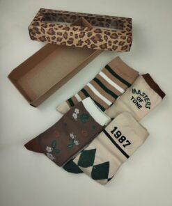 PACK CALCETINES VERDE&ARENA