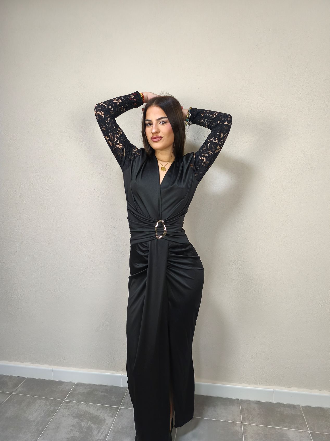 VESTIDO ARIA ENCAJE - Imagen 3