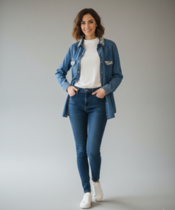 CAMISA VAQUERA PERLA