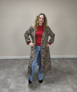 GABARDINA BIANCA LEOPARDO