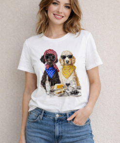 CAMISETA "PERROS CON GLAMOUR"