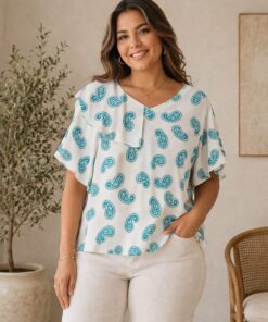 BLUSA PAISLEY CALA