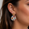 PENDIENTES JARDIN CANELA